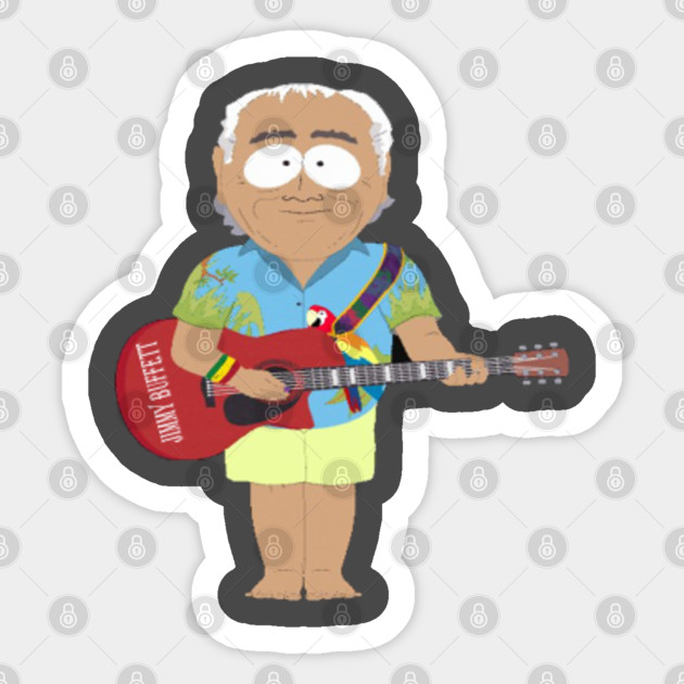 jimmy buffett - Jimmy Buffett - Sticker | TeePublic